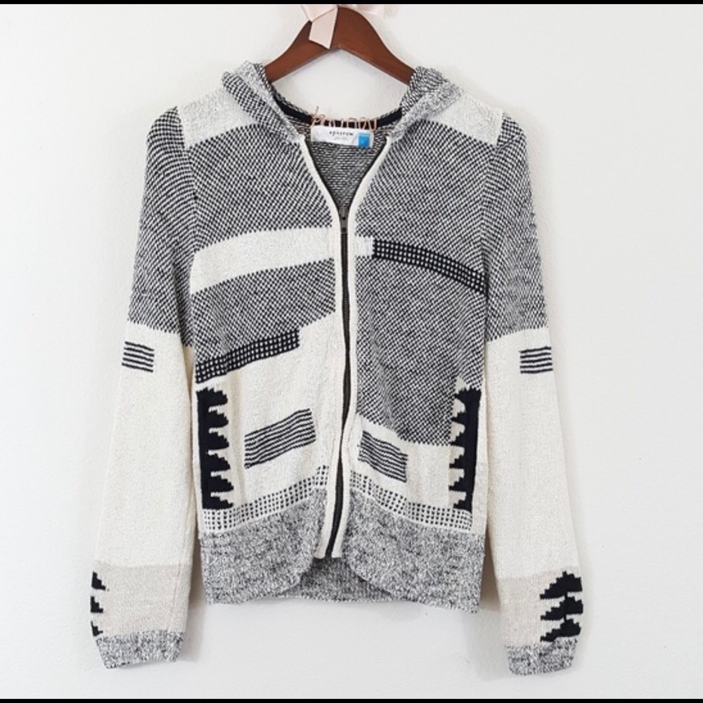 Anthropologie Sparrow Hoodie full zip sweater ✨